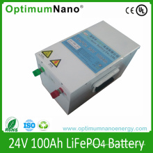 Batterie de 24V 100ah LiFePO4 pour l&#39;alimentation de secours